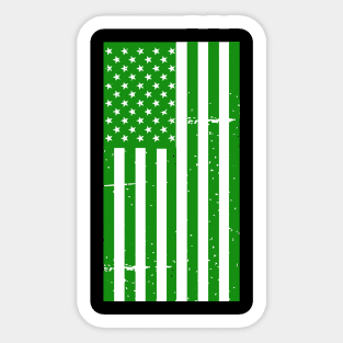 Dual Citizen Irish American Sticker